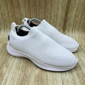 Vessi Everyday Move Slip-On Women's Size 6 Travel Sneakers‎ White Knit Shoes